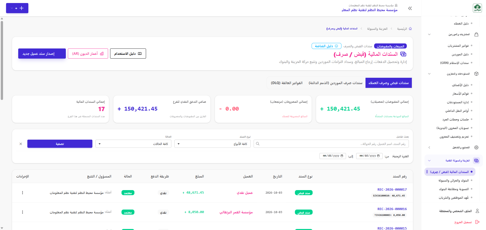 شاشة السندات المالية
